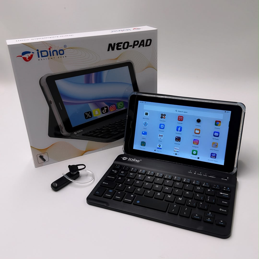 iDino NEO PAD7inch with simcard & Keyboard Advanced software 6+256