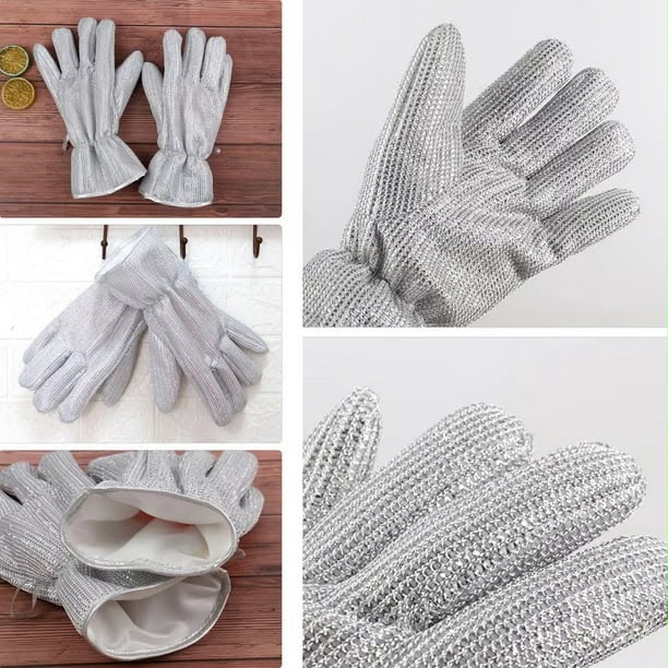 Steel Crafted Kitchen Washing Gloves