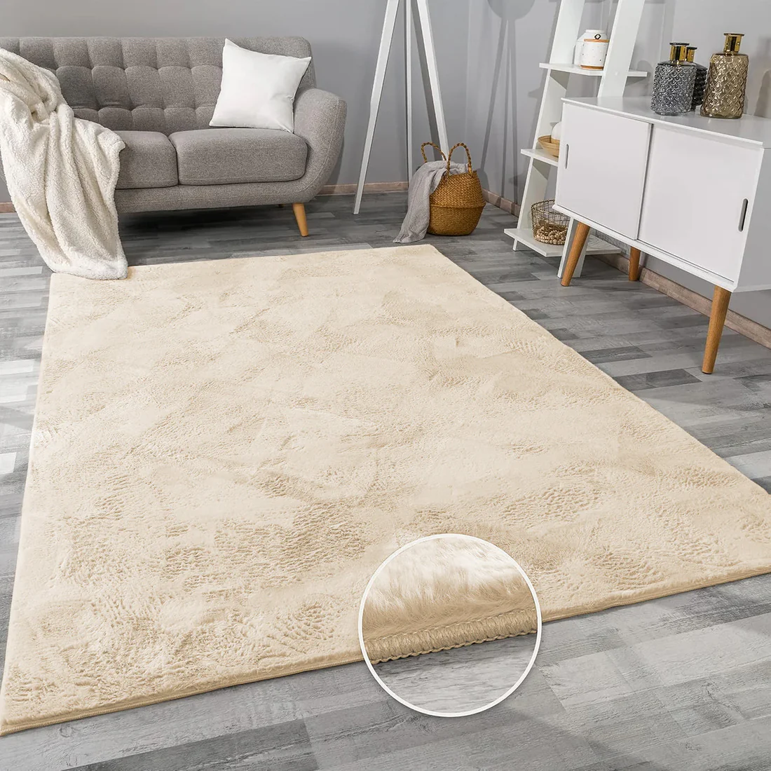 Luxury Rabbit Fur Carpets