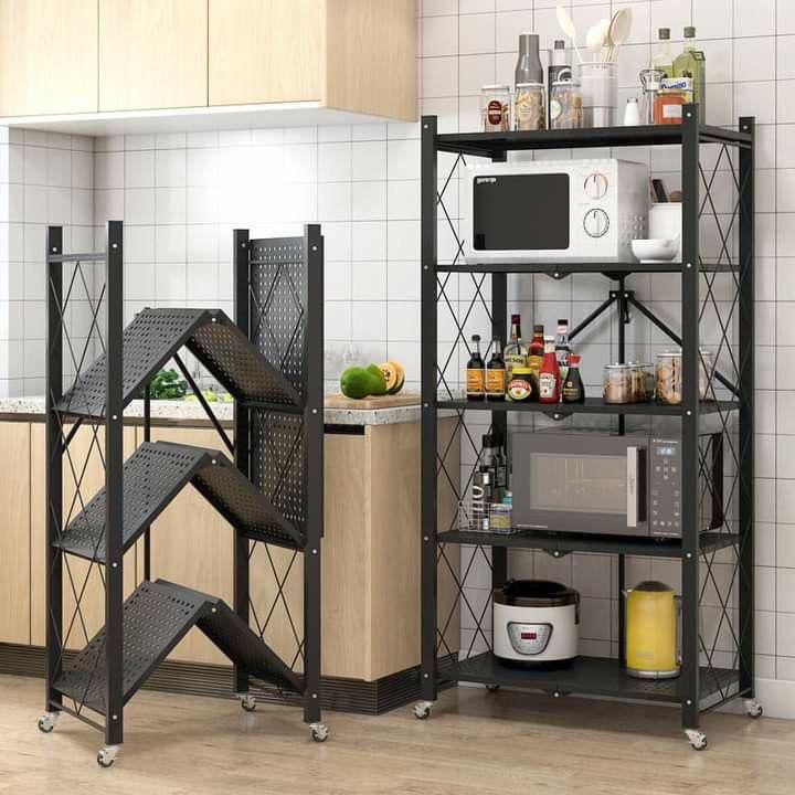5 layer Foldable Kitchen Rack