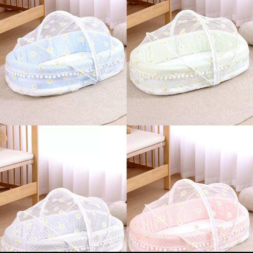 foldabel luxury baby net crib