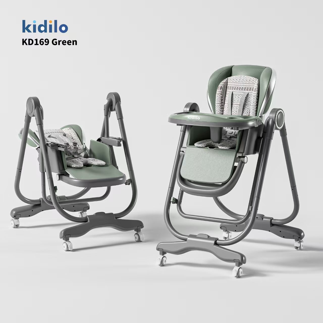 2 1n 1 adjustable feeding chair
