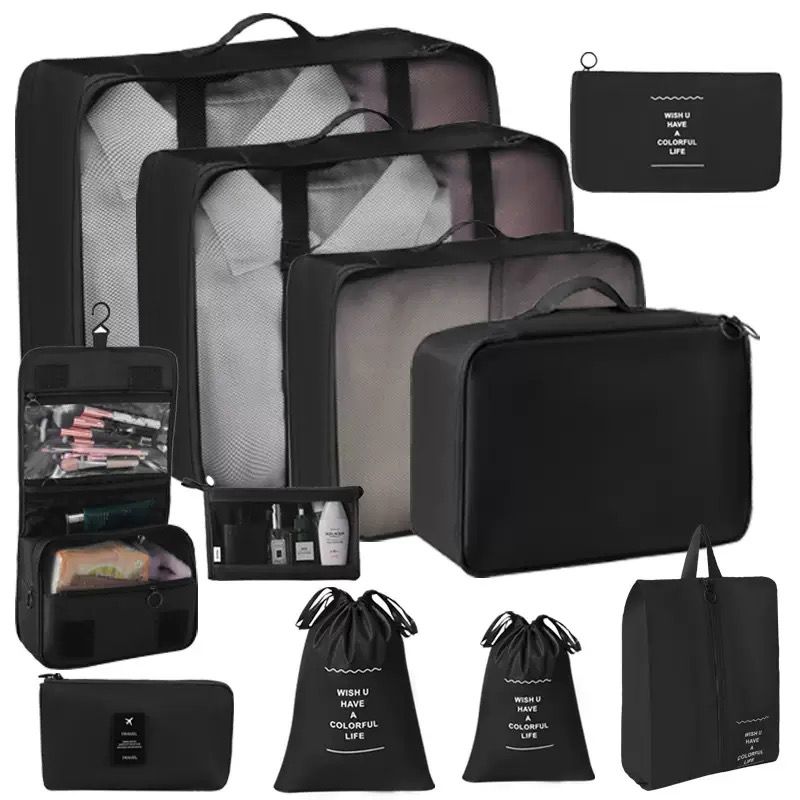 11pc suit case organisers