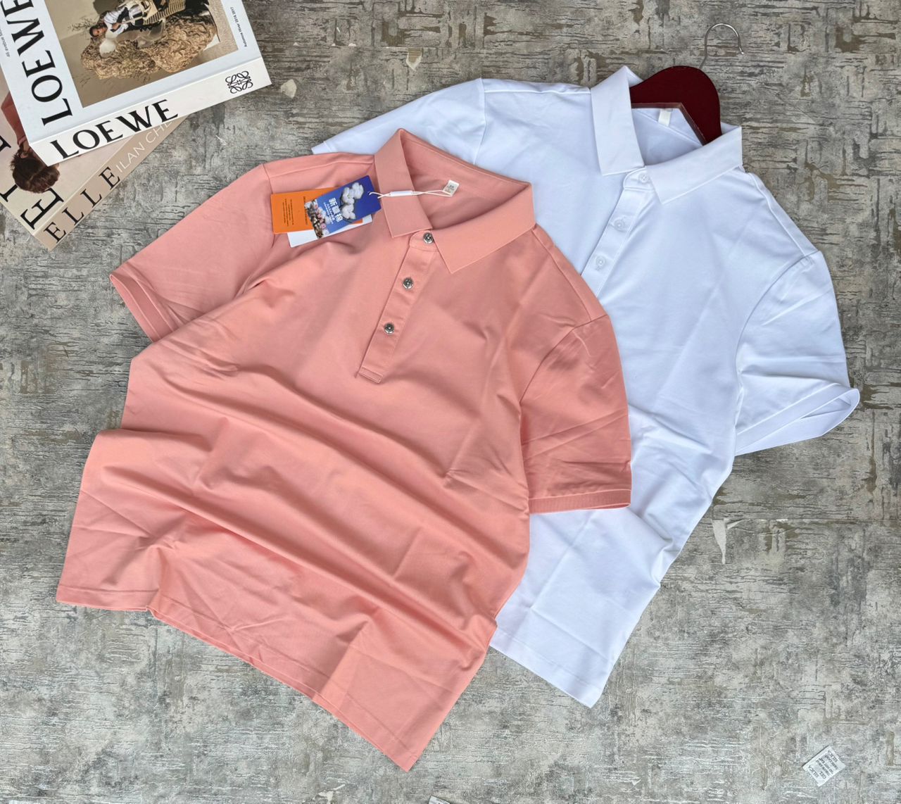 UNISEX  COLARED T-SHIRTS