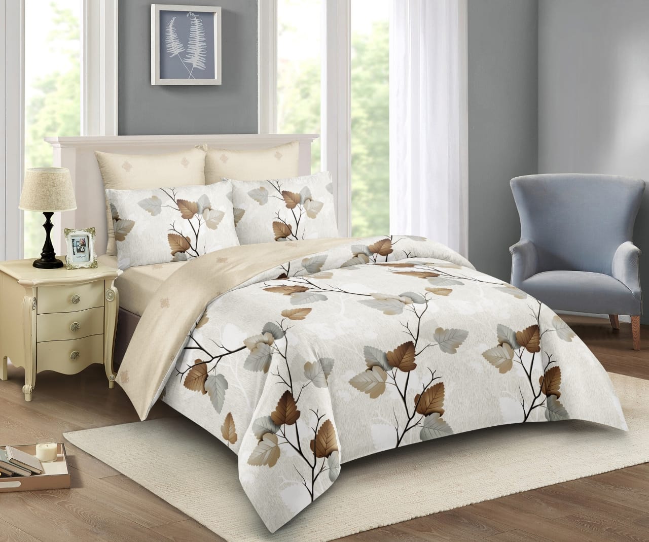 4pc 6x6 duvet