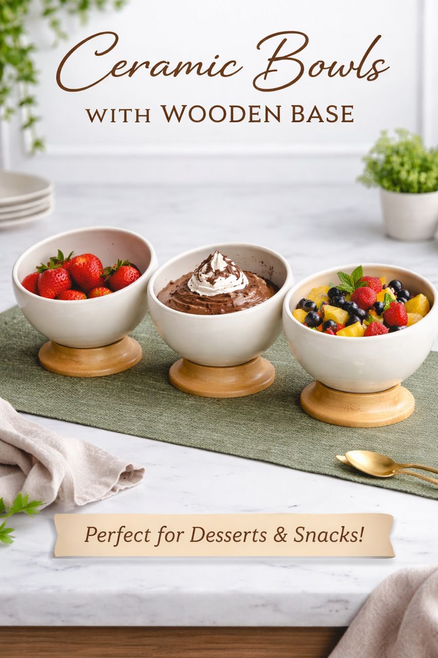 Ceramic bowl 3pc set