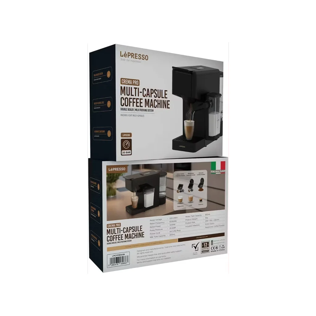 LePresso Crema Pro Multi-Capsule Coffee Machine