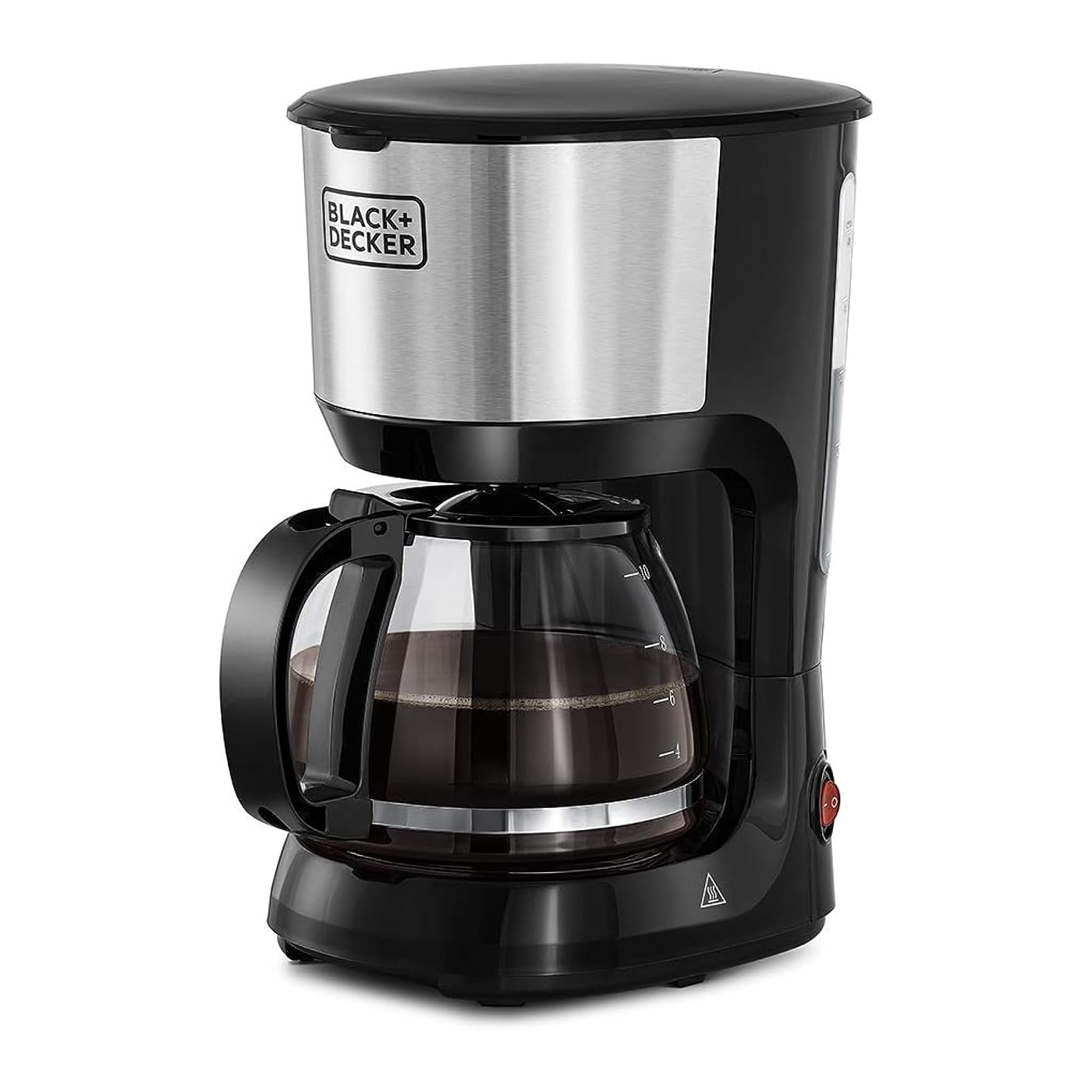 Black & Decker 10-Cup Filter Coffee Maker, 1.25 Litre, 750w, DCM750S