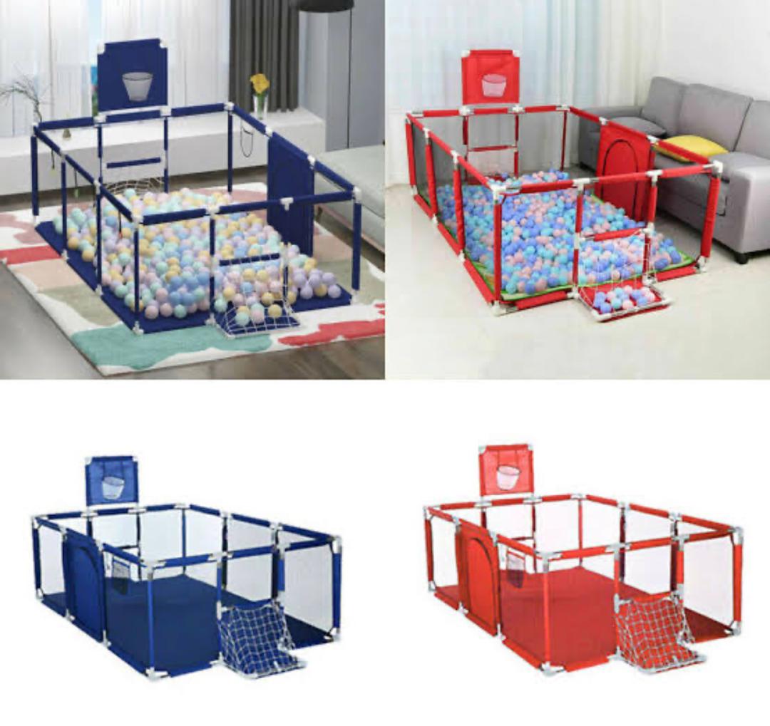 Baby Play Yard, Play Fence with Basketball Fence with Few Balls