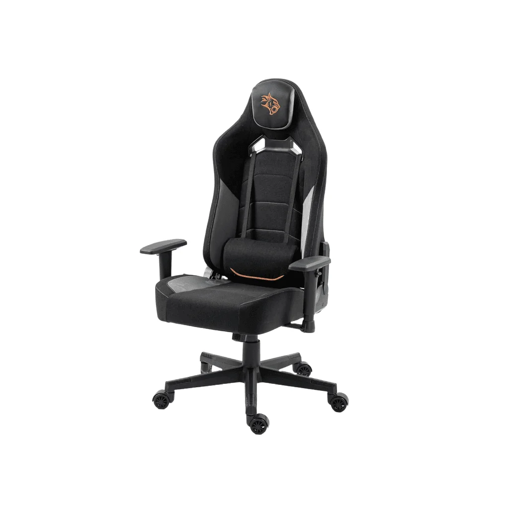 Porodo Gaming Chair with Fabric Covered Cushion and Class3 100Mm Gas Lift