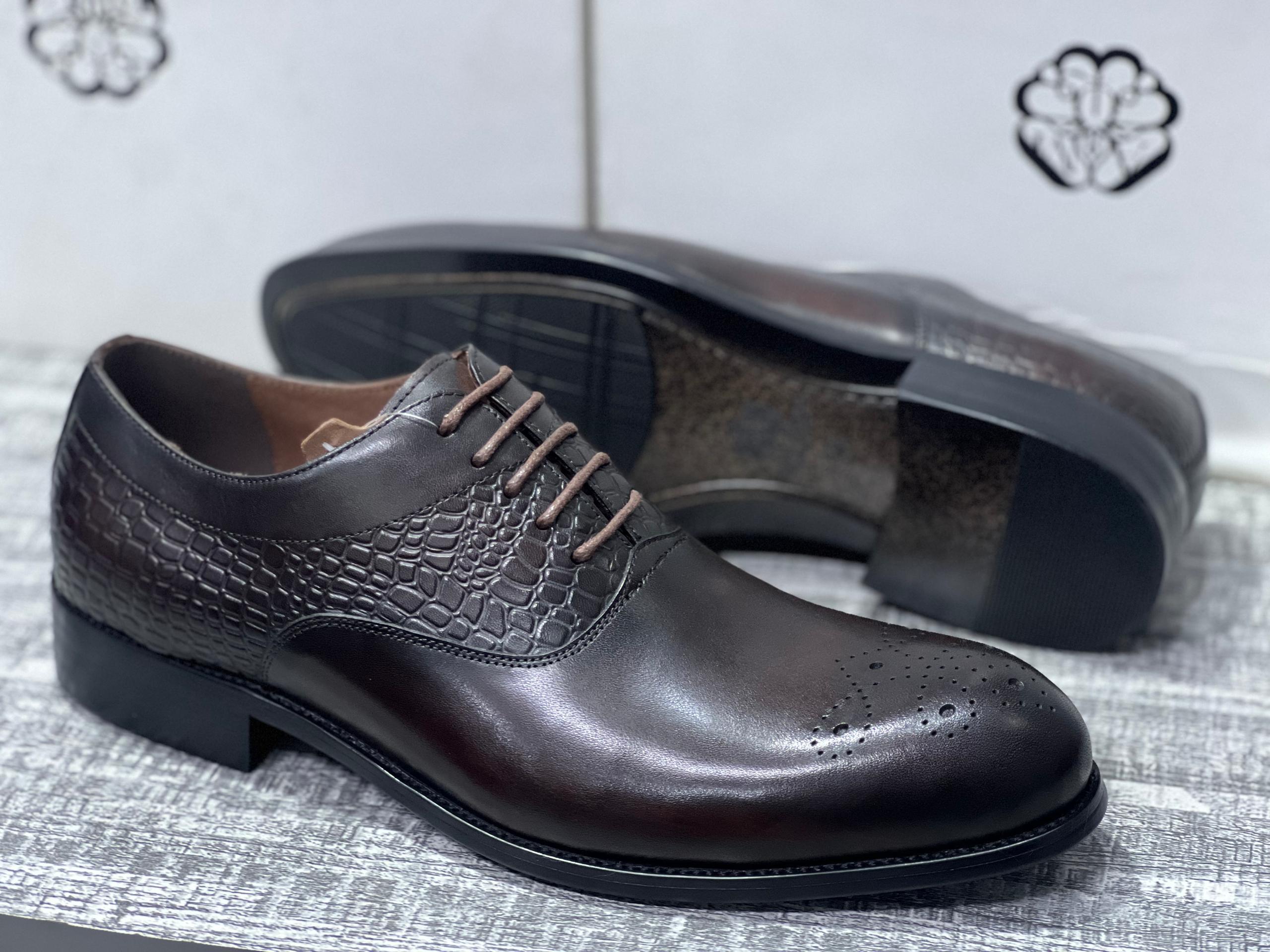 leather classy mens shoes