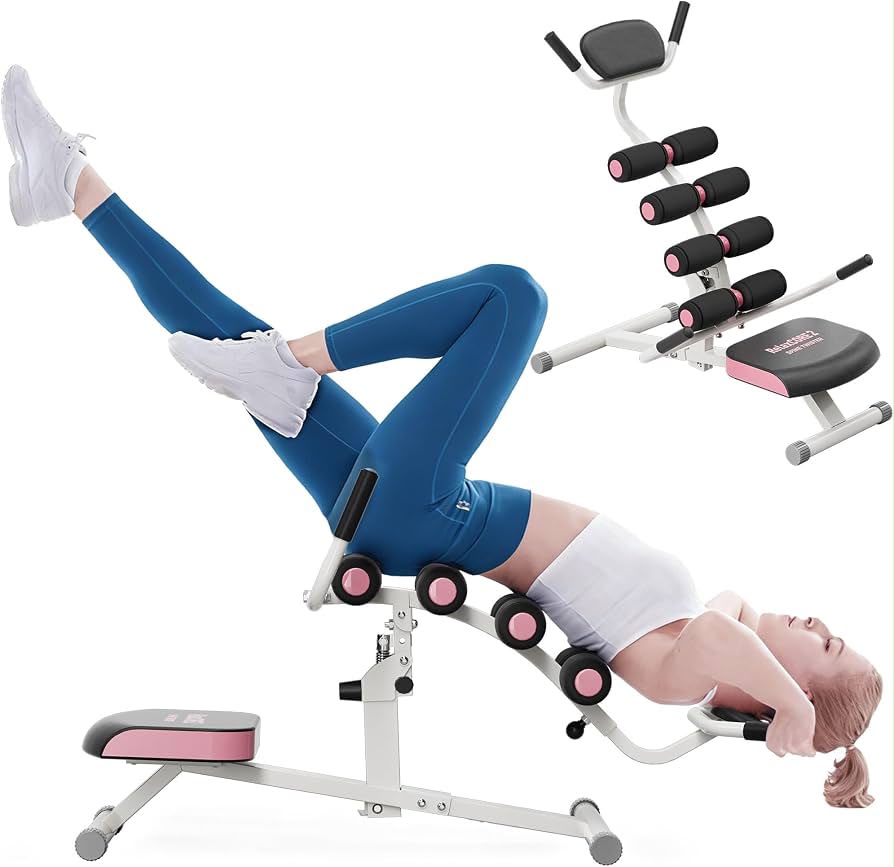 6-Pack Ab Crunch Fitness Machine.