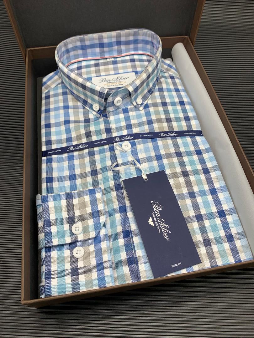 Ben Silver Men's Checkered Shirt