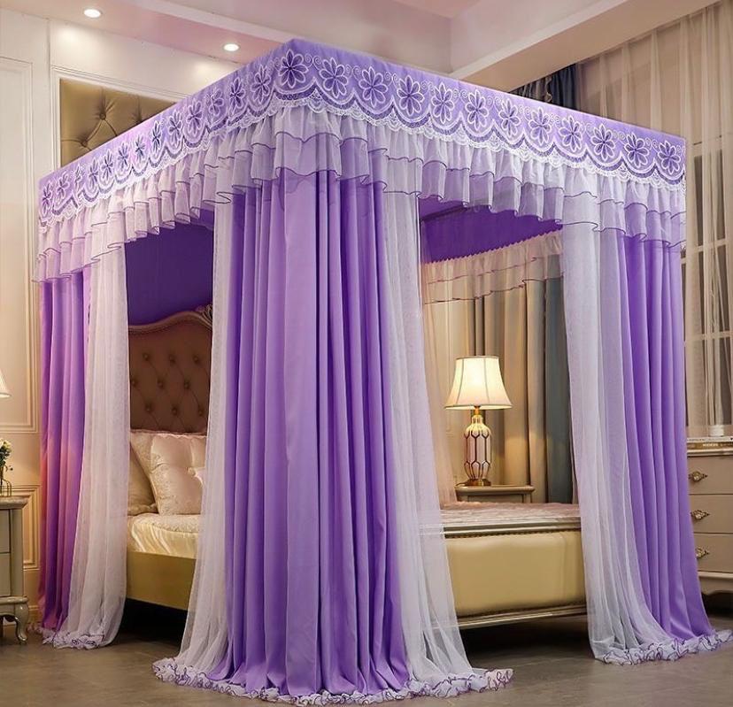 Curtain Mosquito Net With 4 Steel Stands
