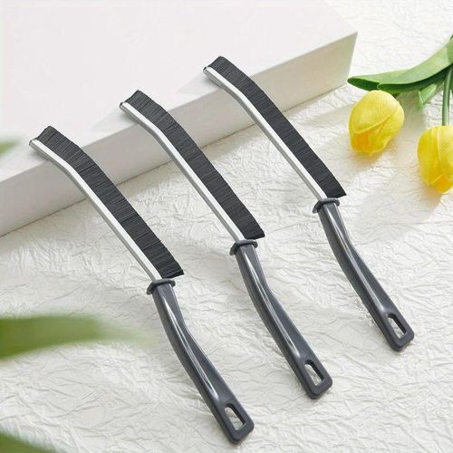 Hard Bristle Crevice Small Brushes, Grout Cleaner Toilet Brush, Scrub Brush Shower Tile, Skinny Gap