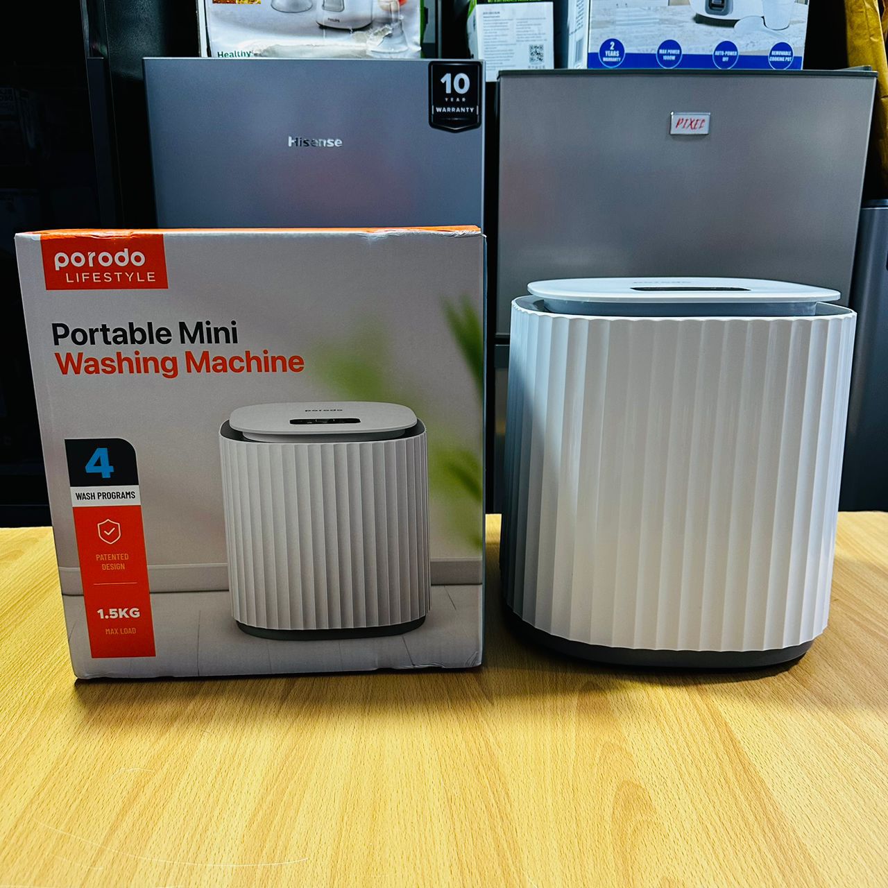 Porodo LifeStyle Mini Washing Machine – White