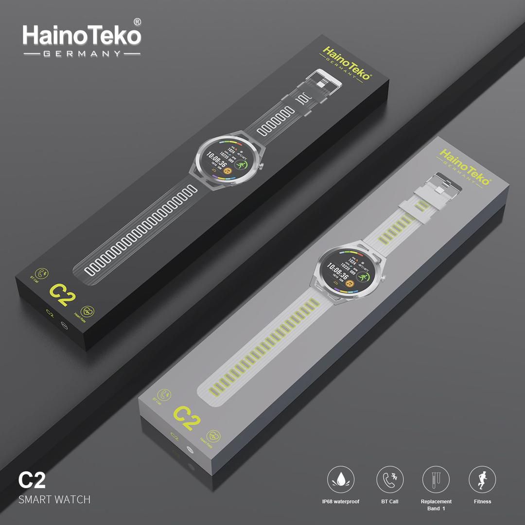 Haino Teko C2 Smart Watch – Black | Stylish & Feature-Rich Wearable Technology