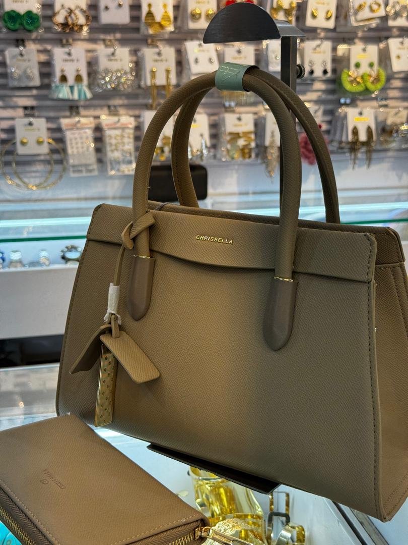 Chrisbella Handbag| Leather| Variety Colors