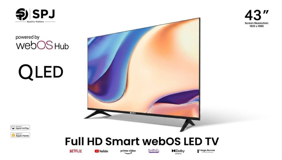SPJ 43” smart  WEB OS TV