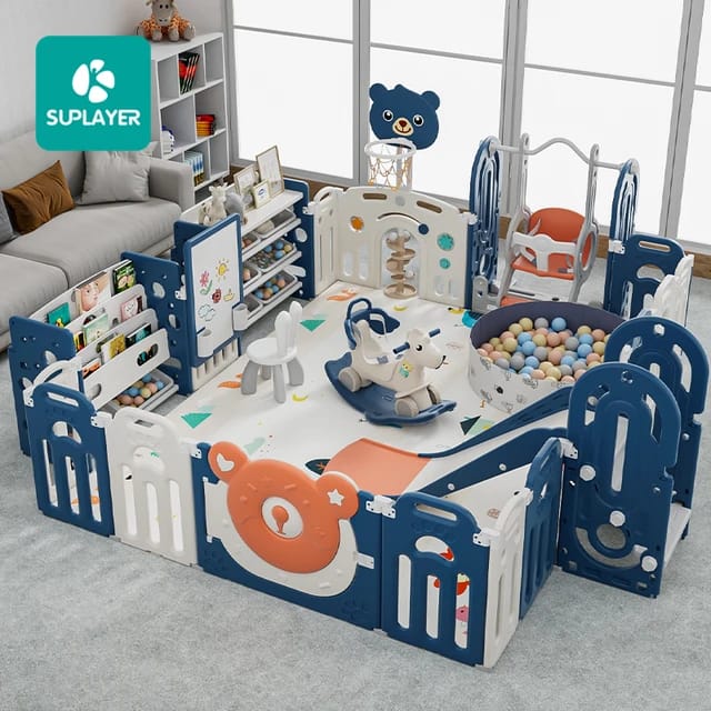 Kids Multifunctional Playpen & Activity Center