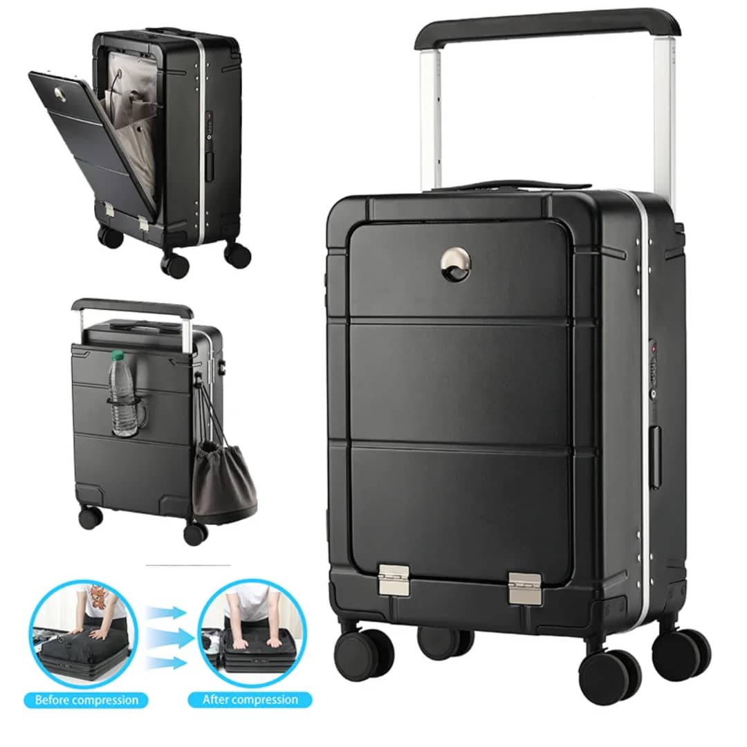 Hard-shell cabin luggage