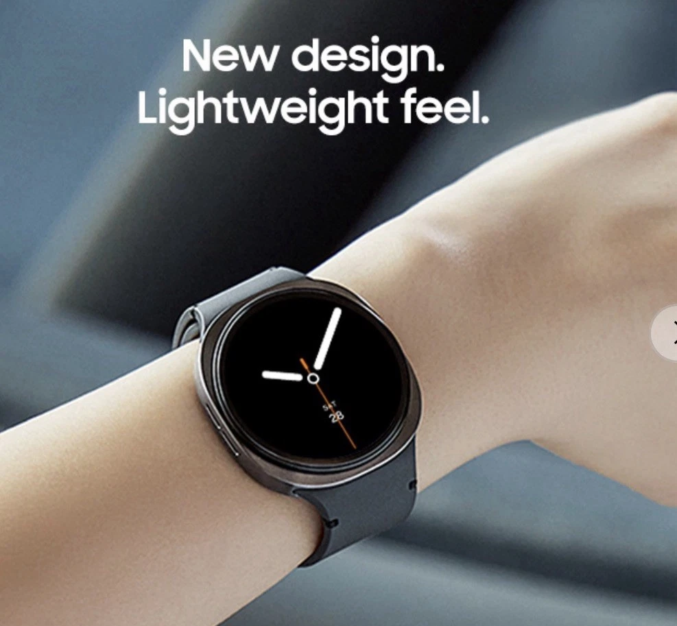 SAMSUNG GALAXY WATCH 8 – 40MM SMARTWATCH WITH AI WELLNESS TOOLS, 1.5" AMOLED