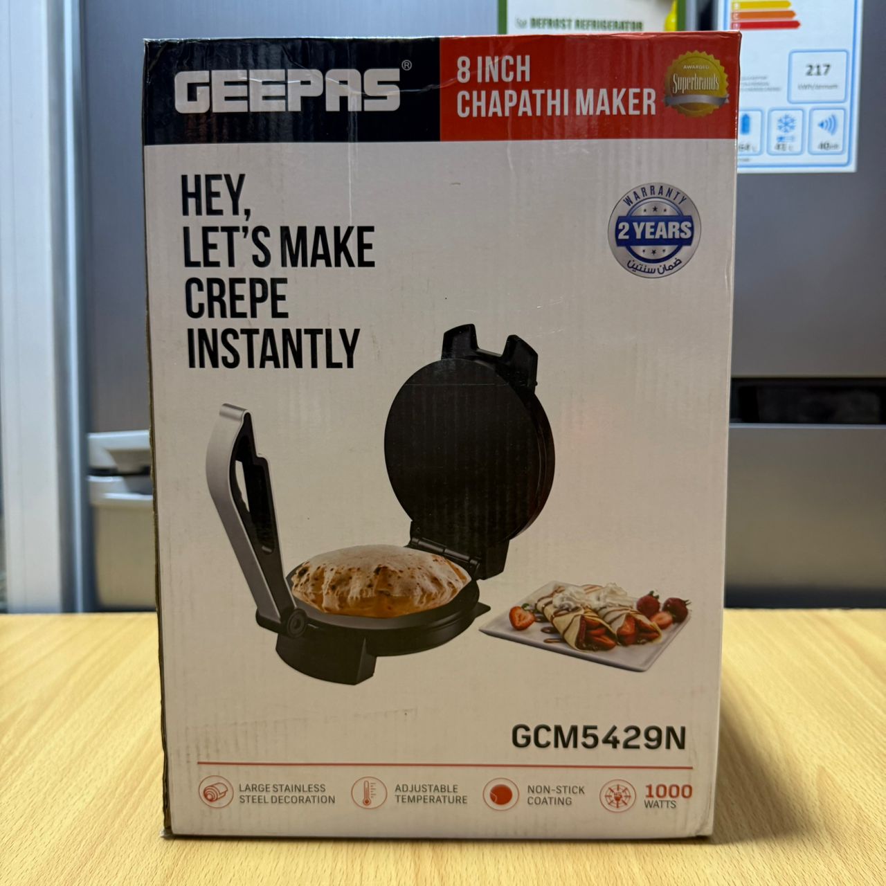 Geepas GCM5429 8″ Chapathi Maker